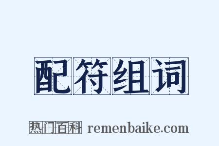 配符组词是什么意思的图片